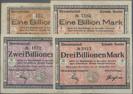 Deutschland - Notgeld - Württemberg: Schwäbisch Gmünd, Stadt, Umfangreiche Sammlung Der Kommunalen G - [11] Local Banknote Issues