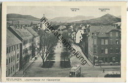 Reutlingen - Lederstrasse Mit Tübingertor - Strassenbahn - Verlag Gebr. Metz Tübingen 20er Jahre - Reutlingen