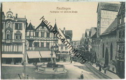 Reutlingen - Marktplatz Mit Wilhelmstrasse - Verlag H. Rubin & Co. Dresden 20er Jahre - Reutlingen