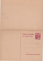 ALLEMAGNE    ZONE FRANCAISE ENTIER POSTAL  /GANZSACHE/POSTAL STATIONERY CARTE  AVEC REPONSE - French Zone