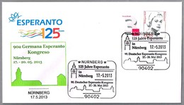 125 Años De ESPERANTO - 90 Congreso Aleman De Esperanto. Nurnberg 2013 - Esperanto