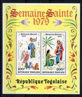 RC 15127 TOGO SEMAINE SAINTE 1979 BLOC FEUILLET NEUF ** MNH TB - Togo (1960-...)