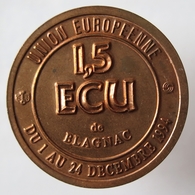 BLAGNAC - EC0015.1 - 1,5 ECU DES VILLES - Réf: NR - 1994 - Euro Delle Città