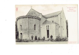 Cpa - Environs De NIORT - CHAURAY - Chevet De L'église - Animation Prêtre - N°129 - Chauray