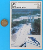 SKI JUMPING ... Yugoslavia Vintage Card Svijet Sporta * Jump Saut à Ski Skispringen Salto Con Gli Skiing Sci Esqui - Winter Sports