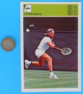 BJORN BORG - Tennis , Sweden ... Yugoslavia Vintage Card Svijet Sporta LARGE SIZE ALIKE A POSTCARD Tenis Sport - Sonstige & Ohne Zuordnung