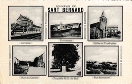 Souvenir De Sart Bernard Double Multivues La Gare - Assesse