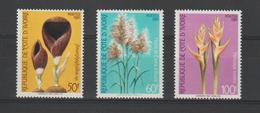 Cote D'Ivoire 1981 Fleurs 577-79 3 Val ** MNH - Ivory Coast (1960-...)