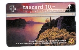 Schweiz - PTT - P51 - Taxcard - 10 CHF - 603E - Ihre Schweiz Lugano - Zwitserland