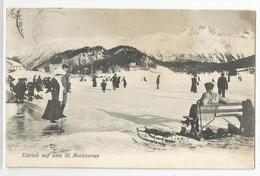 Suisse Grisons St Moritz Patinage Eisrink Auf Dem St Moritzersee - Sankt Moritz