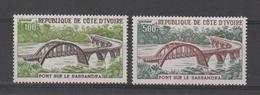 Cote D'Ivoire 1974 Pont PA 62-63 2 Val ** MNH - Ivory Coast (1960-...)