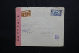 SYRIE - Enveloppe De Damas Pour Marseille En 1940 Avec Contrôle Postal, Affranchissement Plaisant -  L 50613 - Briefe U. Dokumente