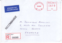 Pologne, Lettre Recommandée De 2005 Cieszyn, ( MC2020.01/002) - Lettres & Documents
