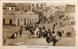 SPAIN, Espana.......MELILLA..........Barrio Del Poligono......Mercado.....ca.1920 - Melilla