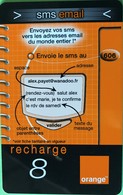 REUNION  -  Recharge Orange 8  - SMS Email - Réunion