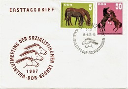 DDR / GDR - Mi-Nr 1302 + 1305 FDC (T789)- - 1950-1970