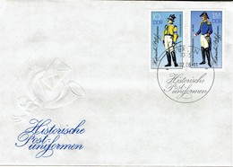 DDR / GDR - Mi-Nr 2997 + 3000 FDC (T796)- - 1981-1990