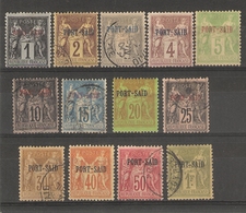 Port- Saïd - Egypte - 1899 Série 1/13 - Used Stamps