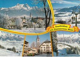 SBG-Saalfelden - 5 Bildkarte  Gelaufen 1984 - Saalfelden