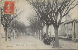 CPA Montagnac Promenade Basse - Montagnac