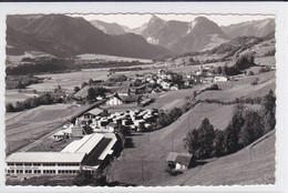 Neirivue, Vue Générale. Fabrique De Meubles Gremion Au Premier Plan. Carte-photo - Neirivue