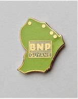Pin's Carte Guyane BNP - Cities