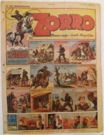 C1 ZORRO Jeudi Magazine 104 1948 Luc BRADFER Zig Puce GARTH Port Inclus France - Zorro