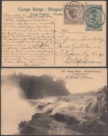 Congo Belge 1926 - Entier Postal 15 C En Carte Postale Nr. 97 - Vue: Les Chutes De La Tshopo .........(DD) DC6121 - Stamped Stationery