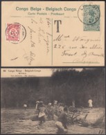 Congo Belge 1924 - Entier Postal 15 C En Carte Postale Nr. 90 - Vue: M'PALA-Les Pêcheurs. .........(DD) DC6124 - Enteros Postales