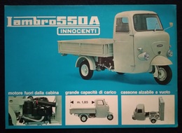 08851 "LAMBRO 550A - INNOCENTI" VOLANTINO ILLUSTR. ORIG. - Motos