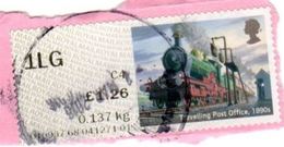 GROSBRITANNIEN GRANDE BRETAGNE GB POST&GO 2017  TRAVELLING POST OFFICE LOCOMOTIVE 1LG - Post & Go Stamps