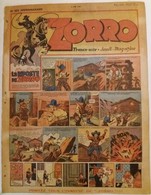 C1 ZORRO Jeudi Magazine 105 1948 Luc BRADFER Zig Puce GARTH Port Inclus France - Zorro