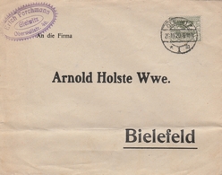 Haute Silésie Lettre Gleiwitz Pour L'Allemagne 1920 - Silezië