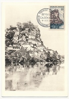 FRANCE - Carte Maximum - 18F Beynac Cazenac - 19 Octobre 1957 - 1950-1959