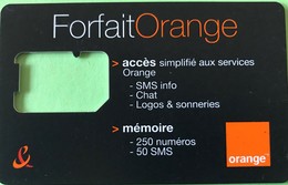 REUNION  -  Carte SIM Orange  -  ForfaitOrange  -  Coque Sans Puce - Réunion