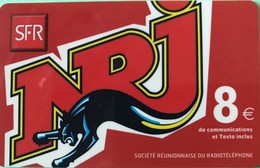 REUNION  -  Recharge NRJ SFR 8 Euros - Reunion