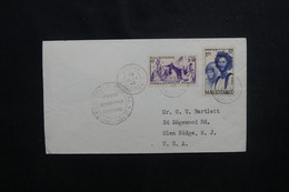 MAURITANIE - Enveloppe De Boghe Pour Les U.S.A. En 1940 Avec Contrôle, Affranchissement Plaisant - L 50661 - Storia Postale