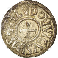 Monnaie, France, Louis Le Pieux, Denier, 822-840, Melle, TTB, Argent - Autres & Non Classés