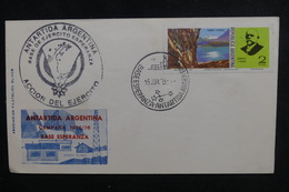 ARGENTINE - Enveloppe Mission En Antarctique En 1976 , Affranchissement Et Cachets Plaisants - L 50681 - Briefe U. Dokumente