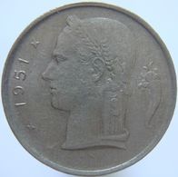 LaZooRo: Belgium 1 Franc 1951 XF / UNC - 1 Franc