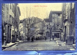 Carces - Place Blanqui (carte Aspect Glacée) - Carces