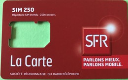 REUNION - Carte SIM 250 - La Carte - Coque Sans Puce - Riunione