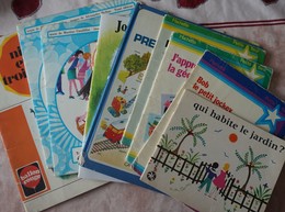 Lot De 9 Livrets Jeunesse. Différentes Collections. Plutot Mauvais état - Wholesale, Bulk Lots