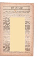 1924 - AMULETI MAGIA - Pubblicità Venchi - Alimentazione Vignetta Illustratore - Autres & Non Classés
