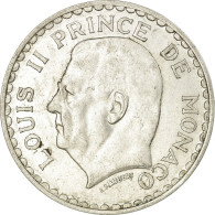 Monnaie, Monaco, Louis II, 5 Francs, 1945, Poissy, TB+, Aluminium - 1922-1949 Louis II