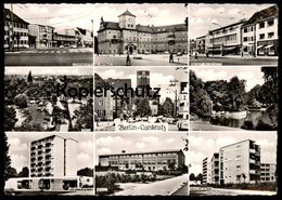 ÄLTERE POSTKARTE BERLIN-LANKWITZ SCHULE HOCHHAUS SIEDLUNG AM PARK LEONORENSTRASSE KAISER WILHELM-STRASSE - Lankwitz