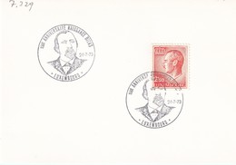 Luxembourg 1973. Anniversaire Dicks (7.329) - Covers & Documents