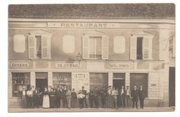 27.555/MARCILLY SUR EURE - Carte Photo Restaurant -  (Grande Rue) - Marcilly-sur-Eure