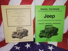 TOP VENTE Manuel Technique TM 10 /1349 WILLYS FORD + Manuel Technique JEEP 2018 Arboux - Véhicules