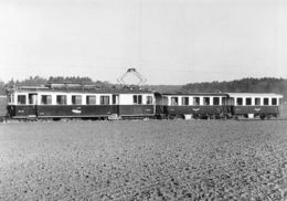 Reproduction: Lausanne - Echallens - Bercher - Près De Sugnens Mars 1967 (15 X 10 Cm) - Bercher